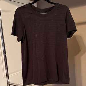 Women’s Mesh/Jersey Black T-Shirt